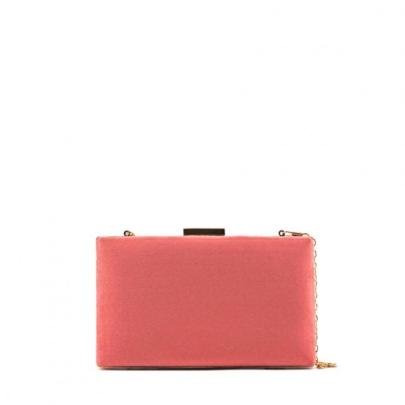 Bolso Clutch Efecto Ante